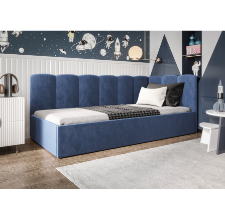 Postel SIMBA - modrá - T73, Pravá strana