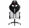 Textilní herní křeslo Player 2.0 King Size, černo-bílé