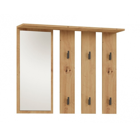 Věšák se zrcadlem PARGAS dub sonoma Věšák se zrcadlem PARGAS dub sonoma