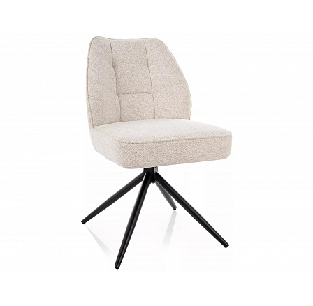 ŽIDLE JOHN RAVEN RÁM ČERNÝ / BÉŽOVÁ 22