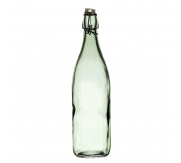 Skleněná láhev 1L zelená hladká