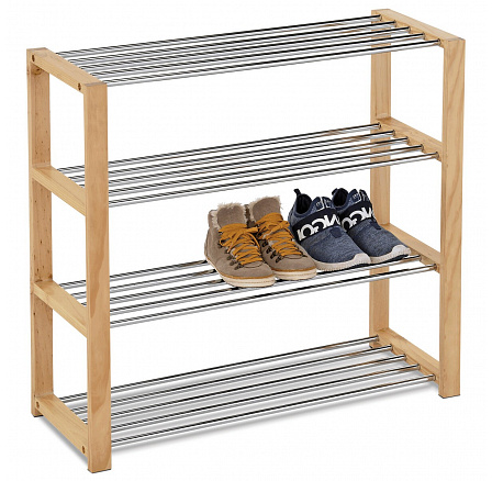 Botník, kov, hnědá, 83168-14 NAT