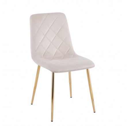 PŘEDPRODEJ -15% do 02.03 ! Židle velvet - Riviera 06 béžová K6-FX (G)