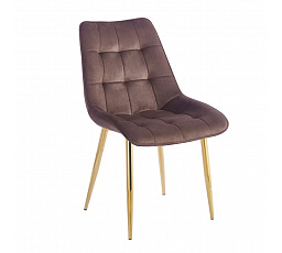 PŘEDPRODEJ -15 % do 02.10! Židle velvet - Riviera 26 moka hnědá J262-1 (G)