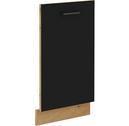 Dvířka na myčku bez panelu MODENA - ZM 713x446, Dub Artisan/Černý mat+Dub Artisan Dvířka na myčku bez panelu MODENA - ZM 713x446, Dub Artisan/Černý mat+Dub Artisan