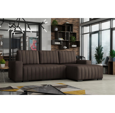 Rohová sedací souprava Hakim P - falcone 04/hnědá Rohová sedací souprava Hakim P - falcone 04/hnědá
