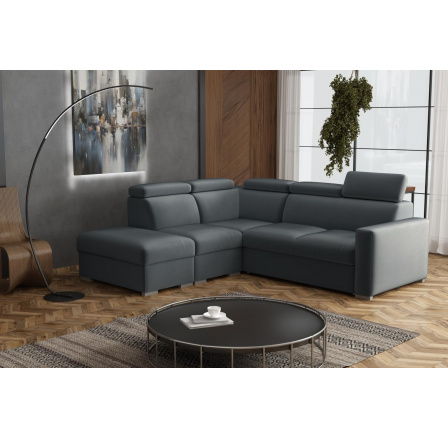 Sedací souprava Petrit IX levá Paros tmavě šedá Sedací souprava Petrit IX levá Paros tmavě šedá