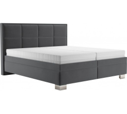 Postel Elezar 180x200, šedá