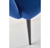 Jídelní židle K410, tmavě modrý Velvet