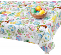 Velikonoční ubrus zajíček a kuřátko