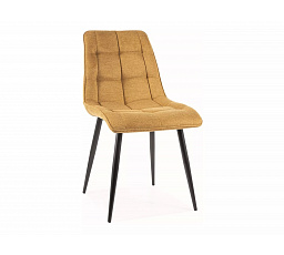 Jídelní židle CHIC BREGO, Curry 68/Černá