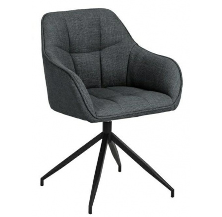 Židle Brenda tmavě šedá