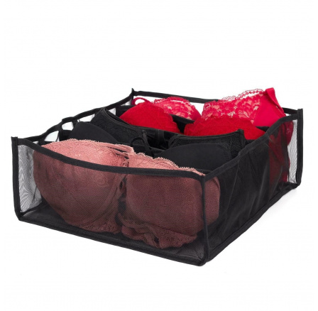 Organizér do zásuvky na podprsenky černý