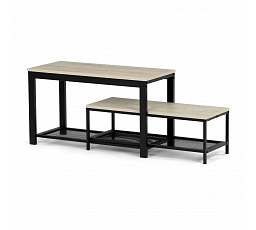 Botník, mdf, přírodní, ABO-W2124 SON