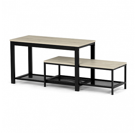 Botník, mdf, přírodní, ABO-W2124 SON