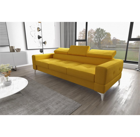 Sofa TOSCANIA III 250 cm - žlutá