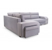 Rohová sedací souprava Alvin L Monolith 84 šedá