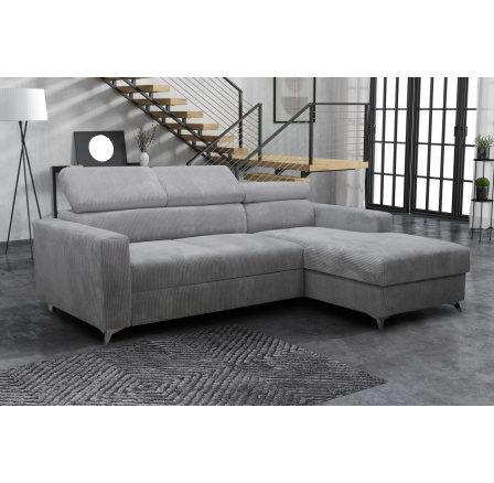 Sedací souprava Mildred Premium I pravá světle šedá