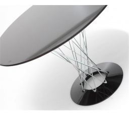 Stůl Cyklon kulatý, černý