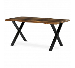 Jídelní stůl 160x90cm, mdf, old wood, HT-F4316 OLW