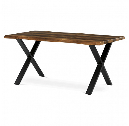 Jídelní stůl 160x90cm, mdf, old wood, HT-F4316 OLW
