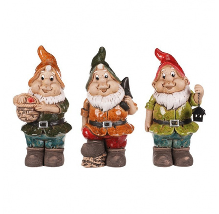 Trpaslík - keramika, mix 3 druhů, cena za 1 ks