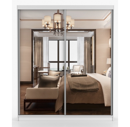 Šatní skříň MULTI 20 - 183 cm, Bílá