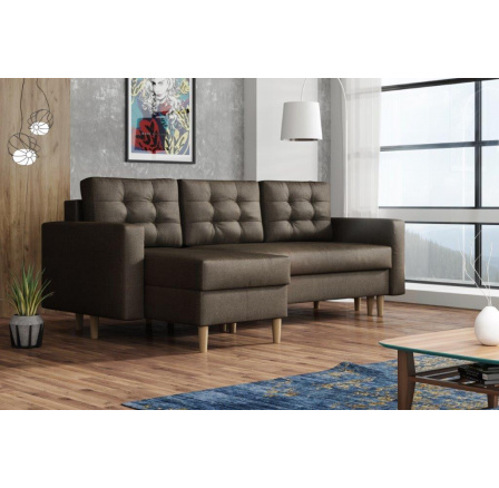 Rohová sedací souprava Anabel UNI hnědá Rohová sedací souprava Anabel UNI hnědá