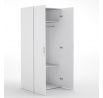 Šatní skříň SID 2d 418, Bílá