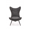Křeslo ATLANTIS, tmavě šedé