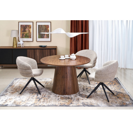 FARGO rozkládací stůl, deska - ořechová, nohy - ořechové (2p=1ks)