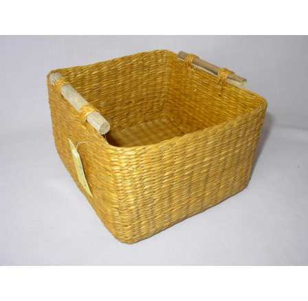 Košík mořská tráva žlutý Košík mořská tráva žlutý