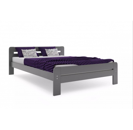 Postel DALLAS s matrací, 120x200 cm, Grafit Postel DALLAS s matrací, 120x200 cm, Grafit