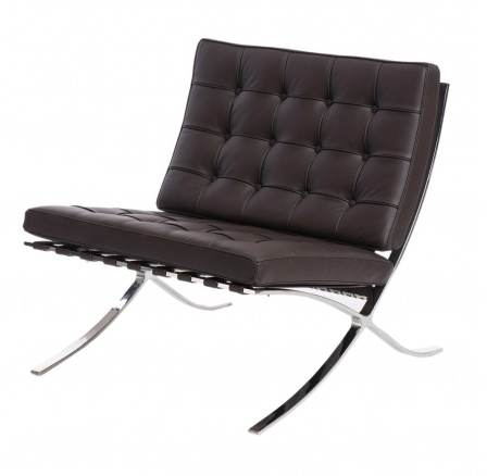 Křeslo BA1 přírodní hnědá kůže Křeslo BA1 přírodní hnědá kůže