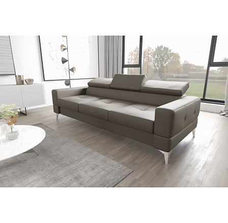 POHOVKA TOSCANIA III 250 CM PŘÍRODNÍ KŮŽE