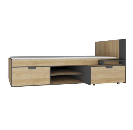 Postel NANO - NA13, grafit+dub rivera Postel NANO - NA13, grafit+dub rivera