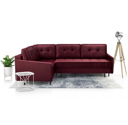 Rohová sedací souprava L Aladin - vínová Rohová sedací souprava L Aladin - vínová