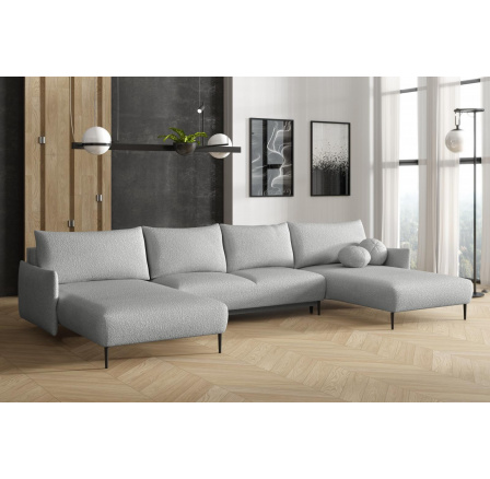 Sedací souprava Lamia U světle šedá Sedací souprava Lamia U světle šedá