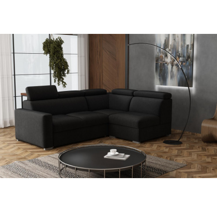 Sedací souprava Petrit VII pravá Kronos černá