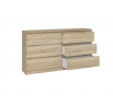 Komoda Malvína M6 140, dub sonoma
