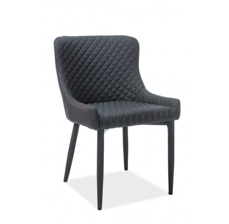 COLIN -  jídelní židle látka Černá č. 11 (COLINC) (S) (K150-Z)