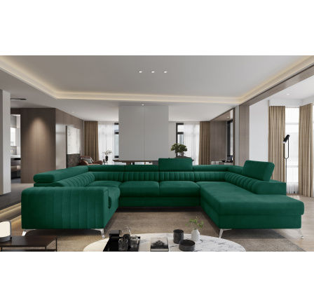 Rohová sedací souprava ve tvaru U LOUIS, Nube 35 Pravá