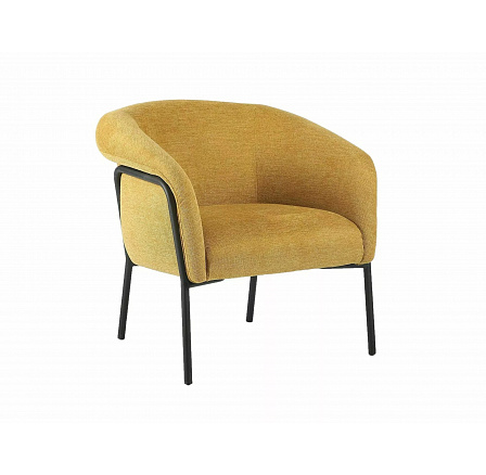 Křeslo CLOVER, BREGO Curry 68/Černá