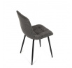 Jídelní židle, černá, látka vintage, CT-281 BK3