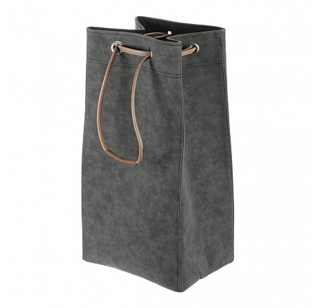 Koš látkový - skládací, stahovací, šedý Koš látkový - skládací, stahovací, šedý