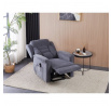 Polohovací křeslo, elektrické kabelové ovládání, šedá, látka, TV-7072 GREY2