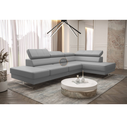 Rohová sedací souprava EMPORIO MINI 300x180 přírodní kůže - pravá, přírodní kůže - volitelná barva