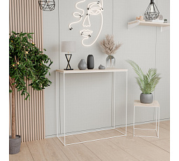 Konzole Lumia II 80x30x80 – v různých barvách – dub Sonoma, bílý mat