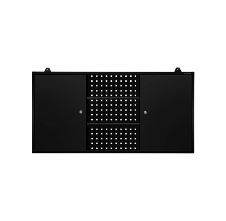 Skříňka na nářadí, závěsná BEN, 1200 x 600 x 200 mm, All Black: černá