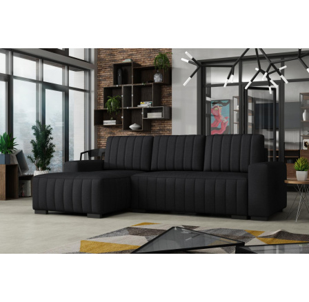 Rohová sedací souprava Hakim L - falcone14/černá Rohová sedací souprava Hakim L - falcone14/černá